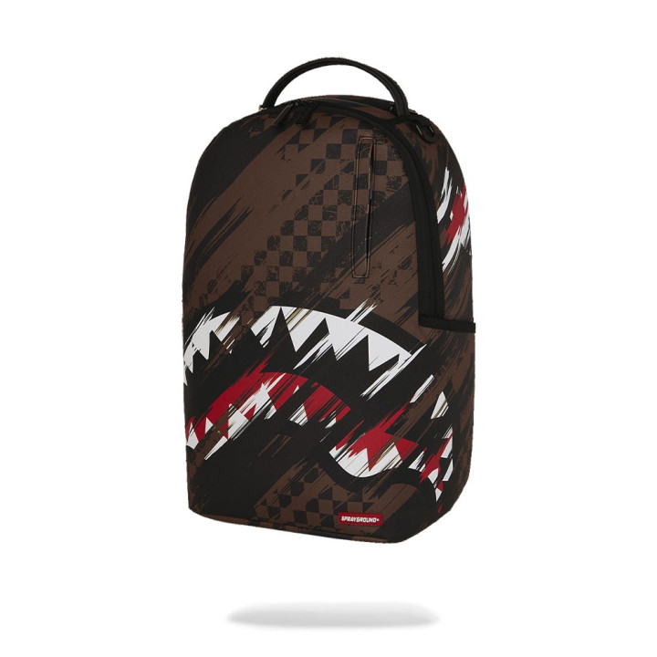 Sprayground Zaino Sweared Grunge Back Pack Moro