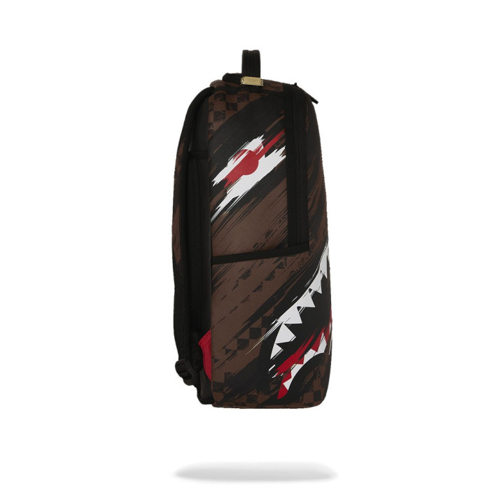Sprayground Zaino Sweared Grunge Back Pack Moro