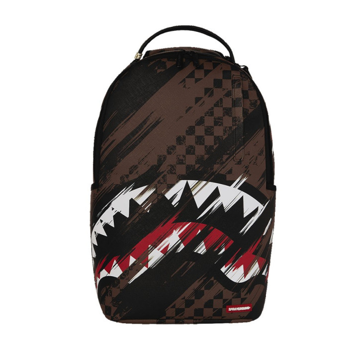 Sprayground Zaino Sweared Grunge Back Pack Moro