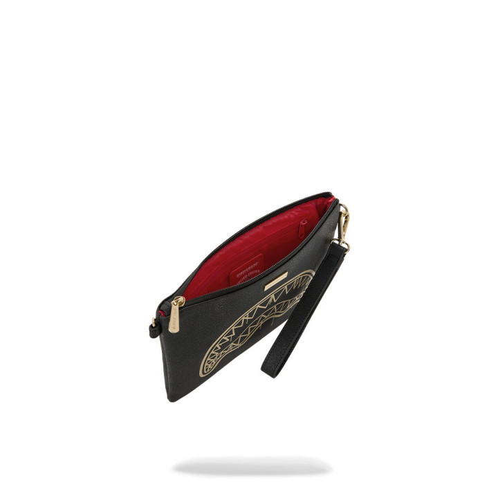 Sprayground Pochette Gold Drap Crossover Nero