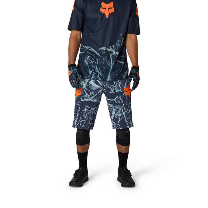 Fox Pantaloncini Mtb Ranger Image Print Arc Blu Uomo