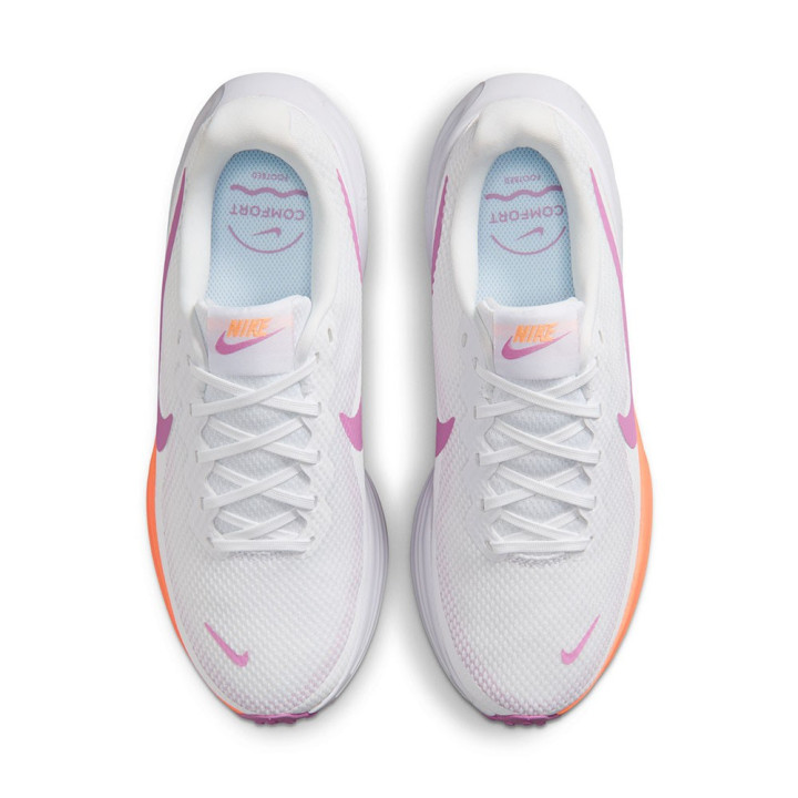 Nike Revolution 8 Bianco Lt Magenta - Scarpe Running Donna