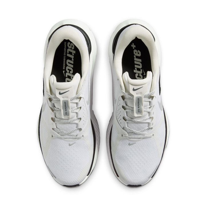 Nike Structure Plus Summit Bianco Nero - Scarpe Running Uomo