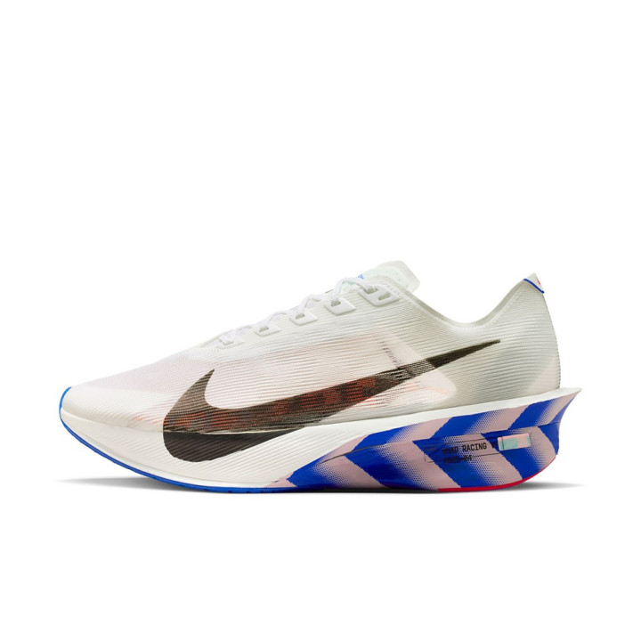 Nike Zoomx Vaporfly Next% 4 Cm Bianco Nero-Racer Bl - Scarpe Running Uomo
