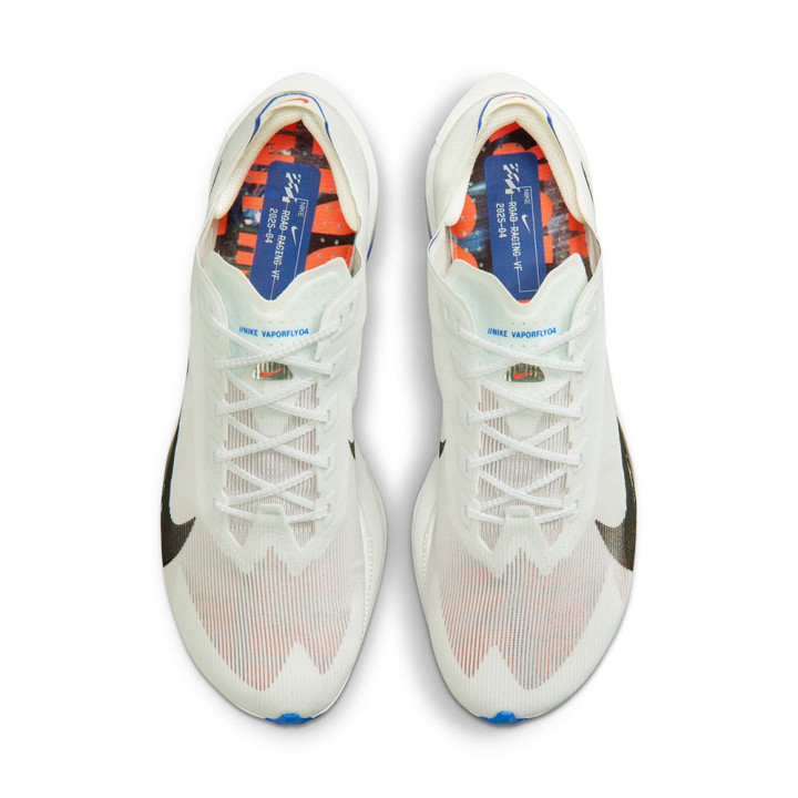 Nike Zoomx Vaporfly Next% 4 Cm Bianco Nero-Racer Bl - Scarpe Running Uomo