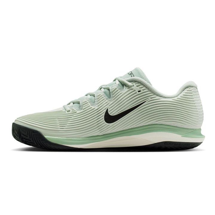 Nike Vapor 12 Clay Light Argento Nero-Stem - Scarpe Tennis Uomo