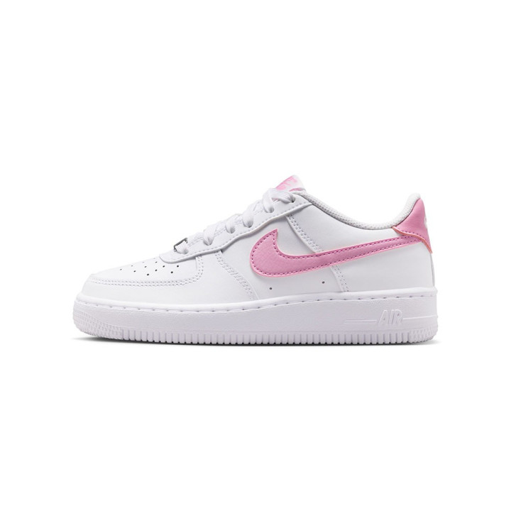 Nike Air Force 1 Gs Bianco Rosa Rise-Bianco - Sneakers Bambina