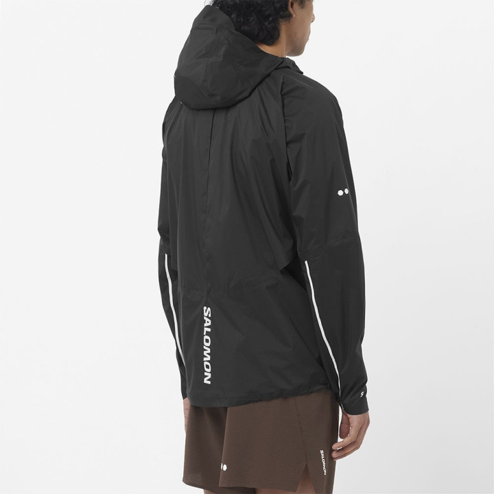 Salomon Giacca Trail Running Bonatti Pro Deep Nero Uomo