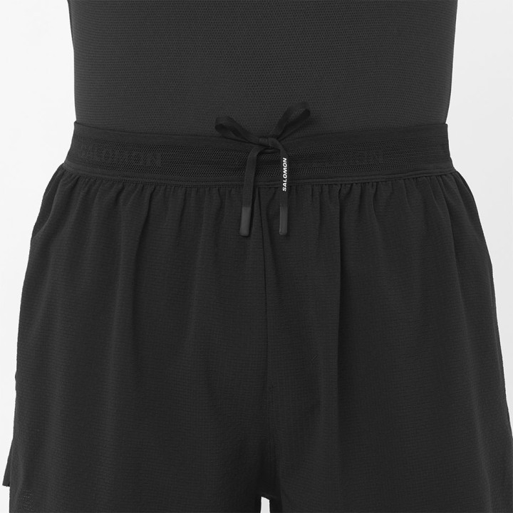 Salomon Short Trail Running 3" Sense Aero Deep Nero Uomo