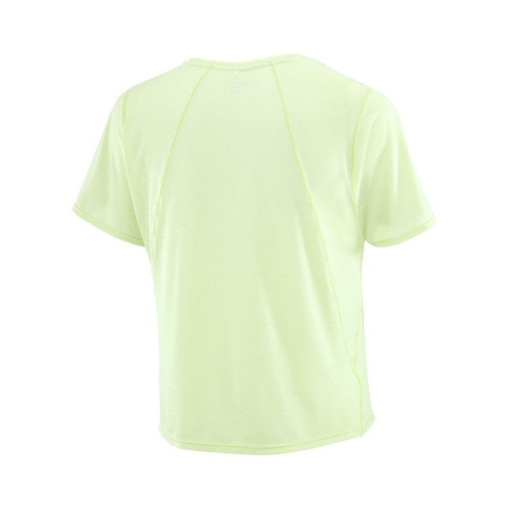 Salomon T-Shirt Trail Running Shkout Air Crop Butterfly Donna