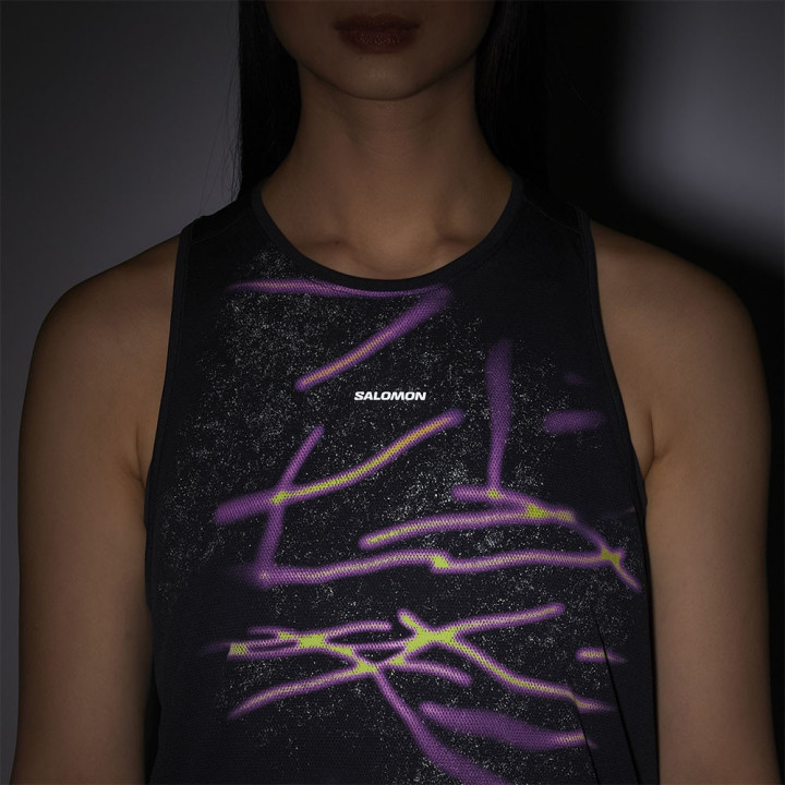 Salomon Tank Shkout Core Deep Nero Donna