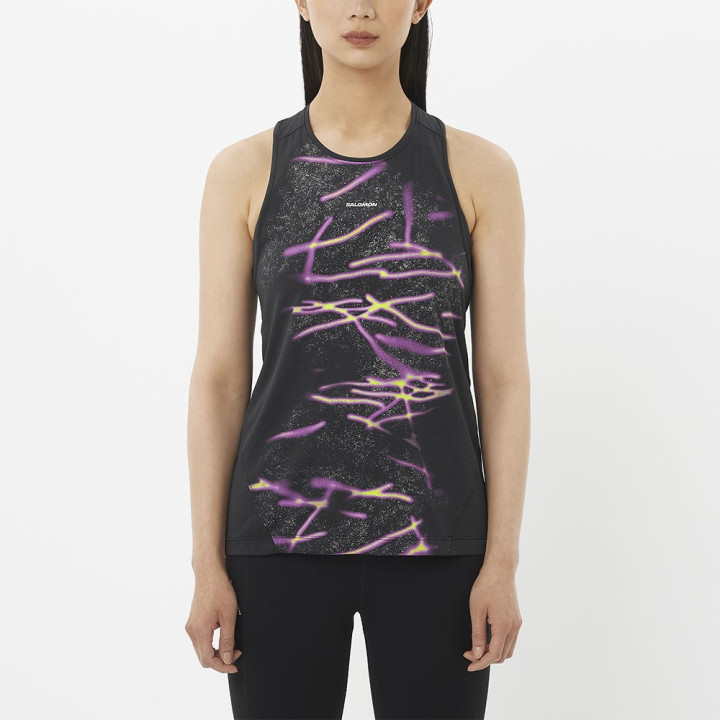 Salomon Tank Shkout Core Deep Nero Donna