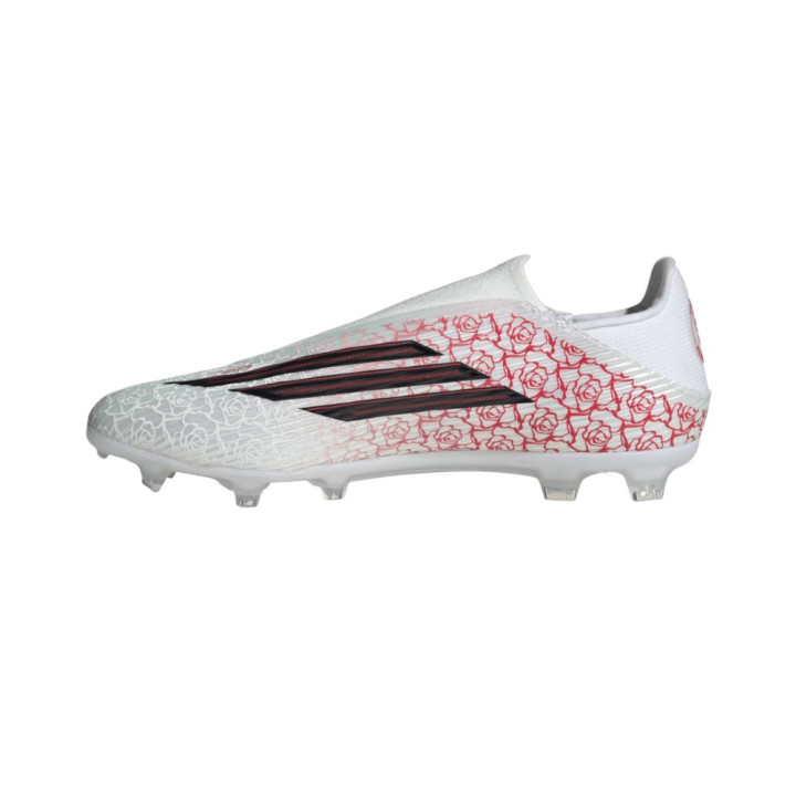 ADIDAS F50 League Ll Fg Mg Ly Bianco Nero Rosso - Scarpe Da Calcio Uomo