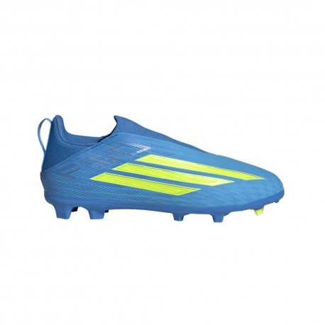 ADIDAS F50 League Fg Ll Sky Blu Giallo - Scarpe Da Calcio Bambino