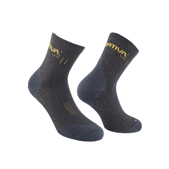 La Sportiva Calze Trail Running Sprint Trail Nero Giallo Uomo