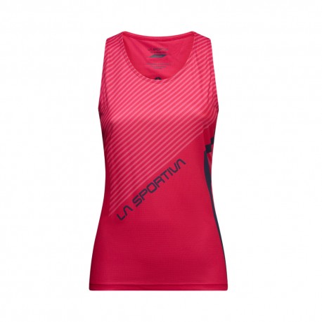La Sportiva Canotta Trail Running Flow Azalea Night Sky Donna