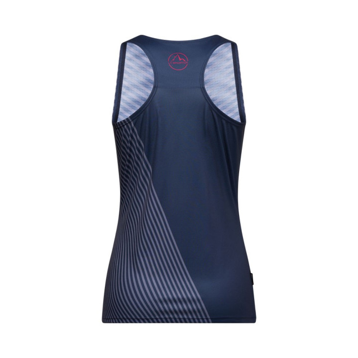 La Sportiva Canotta Trail Running Flow Night Sky Azalea Donna