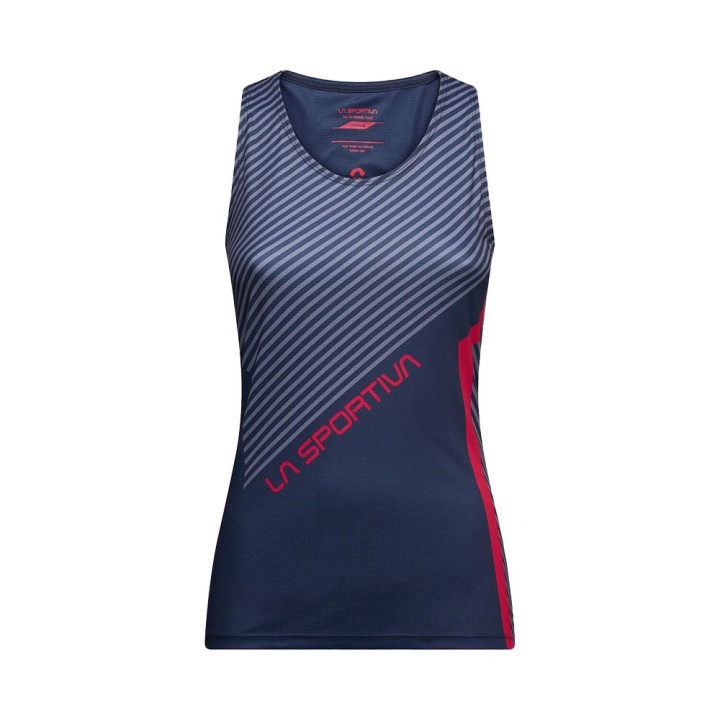 La Sportiva Canotta Trail Running Flow Night Sky Azalea Donna