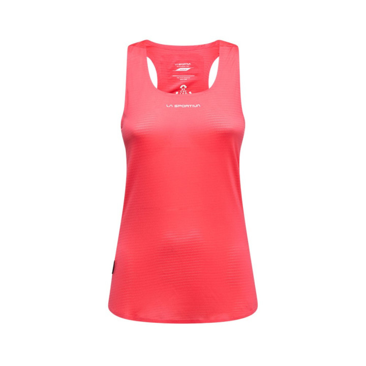 La Sportiva Canotta Trail Running Pure Hibiscus Bianco Donna