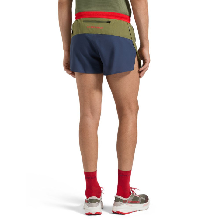 La Sportiva Short Trail Running Pure 3" Cypress Night Sky Uomo