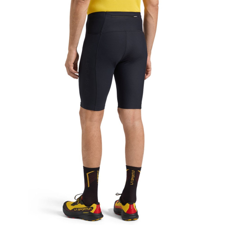 La Sportiva Short Trail Running Tight Triumph Nero Chalk Uomo