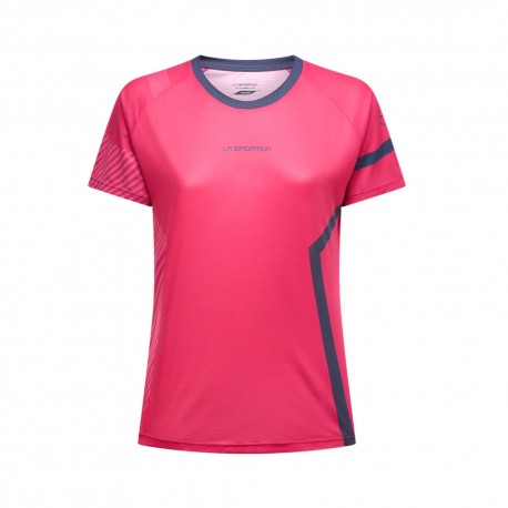 La Sportiva T-Shirt Trail Running Flow Azalea Night Sky Donna
