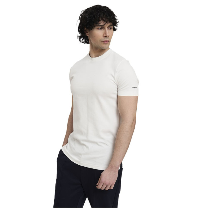 Iceport T-Shirt Jersey Tecnico Lyocell Bianco  Uomo