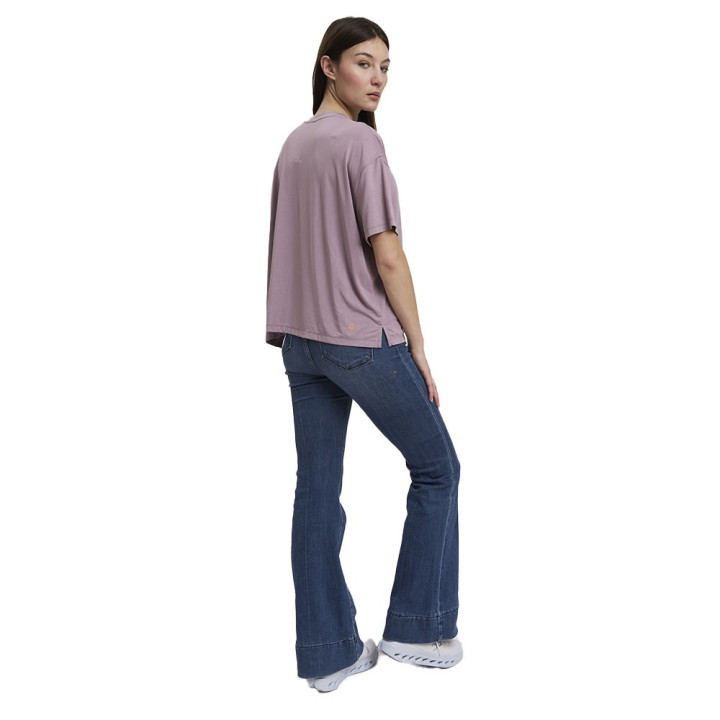 Iceport T-Shirt Modal Stretch Rosa Donna