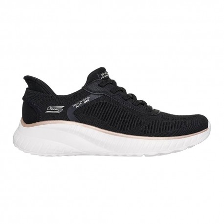 Skechers Current Muse Slip Ins Nero Bianco - Sneakers Donna