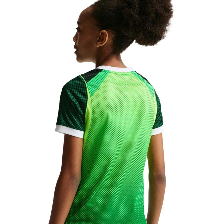 Nike Nigeria 2026 Stadium Home Maglia Maniche Corte Verde Bianco Bambino