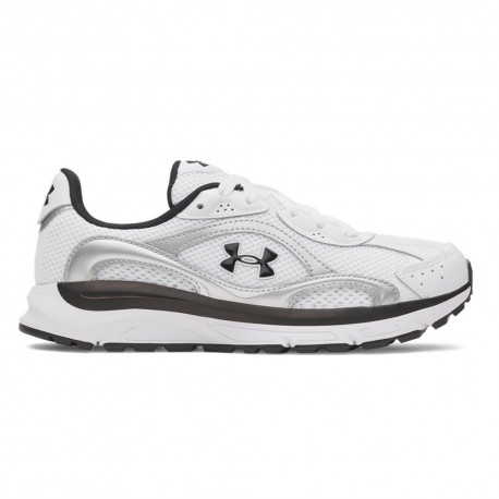 Under Armour Tech Runner Bianco/Silver - Sneakers Donna