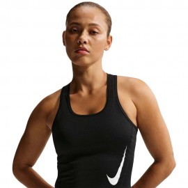 Tempo Swoosh Canotta Running Run nero bianco