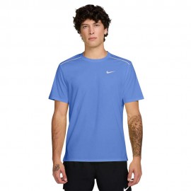 Miler T-Shirt Running blu Pulse Reflective Silv