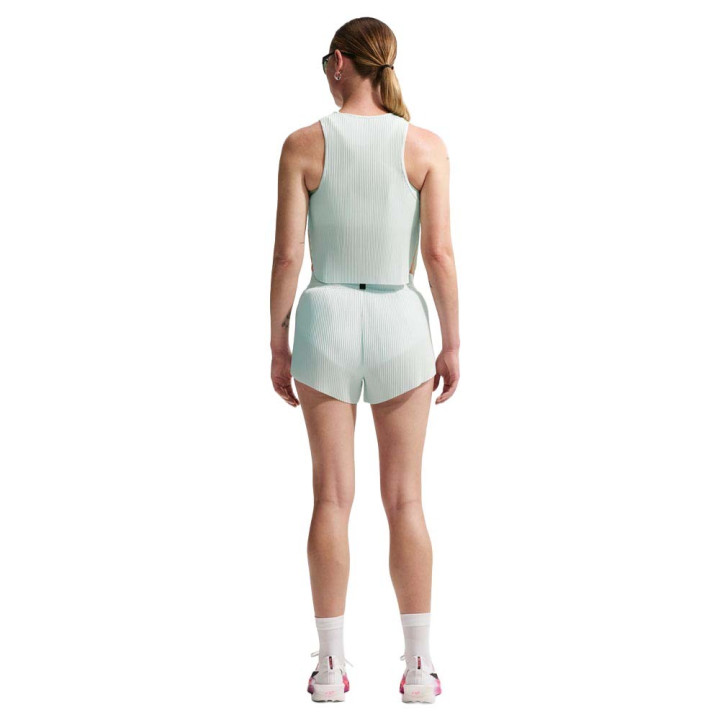 Nike Aeroswift Pantaloncini Running 2" Barely Verde Nero Donna