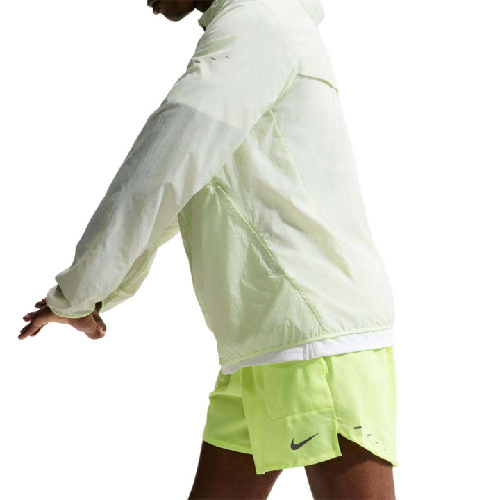 Nike Stride Pantaloncini Running 5" Volt Ice Reflective Silv Uomo
