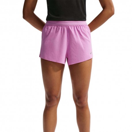 Nike Swift Breathe Pantaloncini Running Novelty Lt Magenta Reflective Sil Donna