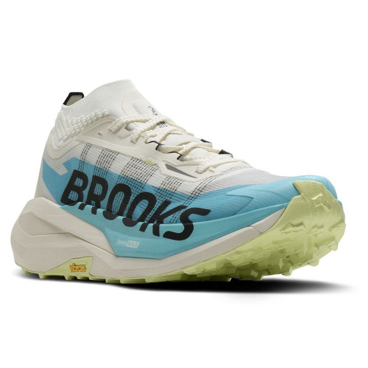 Brooks Cascadia Elite Bianco Blu Nero - Scarpe Trail Running Uomo
