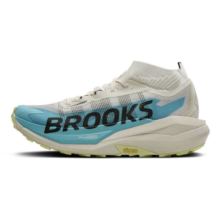 Brooks Cascadia Elite Bianco Blu Nero - Scarpe Trail Running Uomo