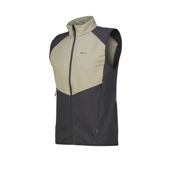 Meru Gilet Trekking Lalitpur Softshell Caviar Vetiver Caviar Uomo