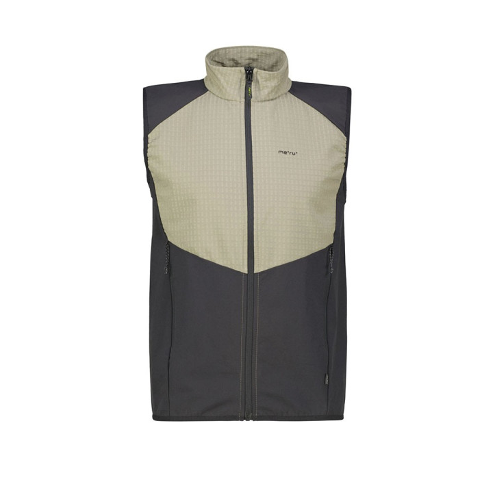 Meru Gilet Trekking Lalitpur Softshell Caviar Vetiver Caviar Uomo