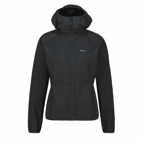 Meru Softshell Lalitpur Hoodie Caviar Donna