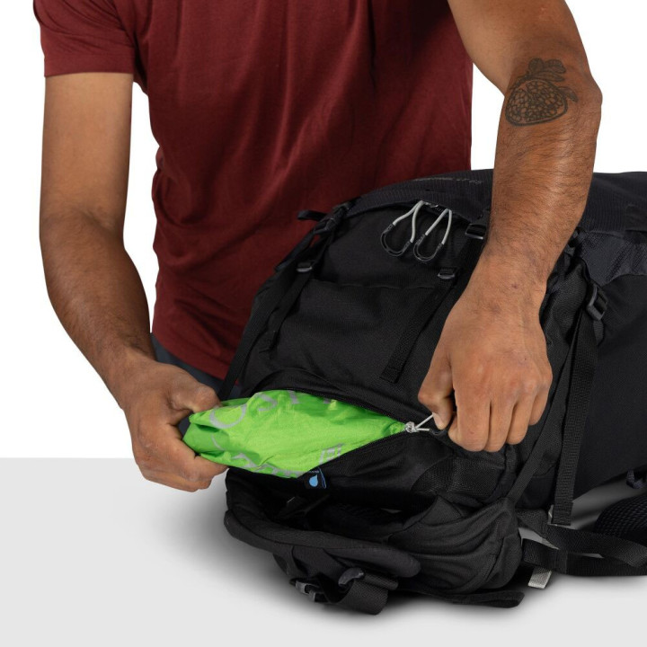 Osprey Zaino Trekking Kestrel Lt 65 Moss Verde