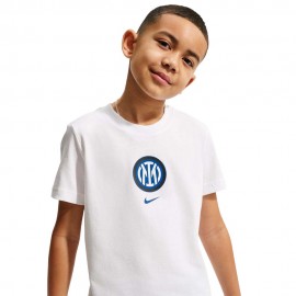 Inter Maglia Maniche Corte Crest bianco