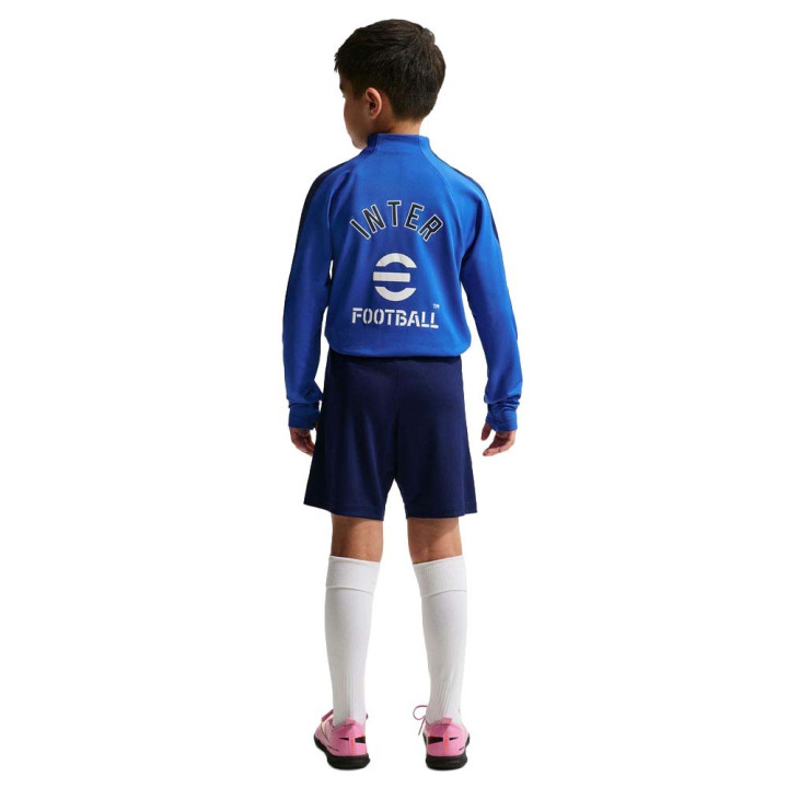 Nike Inter Milan Strike Pantaloncini Calcio Training Blu Bianco Bambino