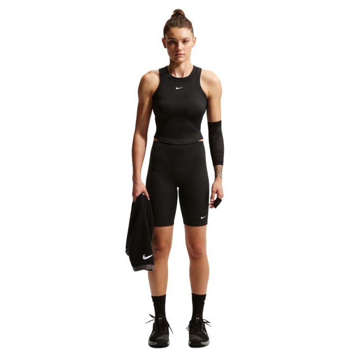 Nike One Fitted Canotta Palestra Nero Donna