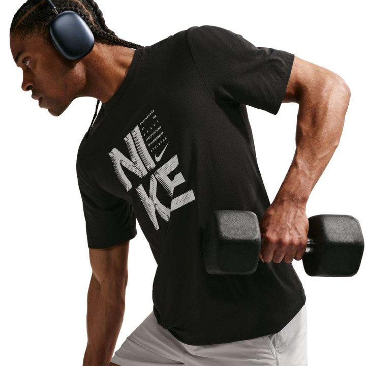 Nike Hyverse Maglietta Palestra Nero Uomo