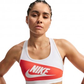 Swoosh Reggiseno Sportivo Ms bianco