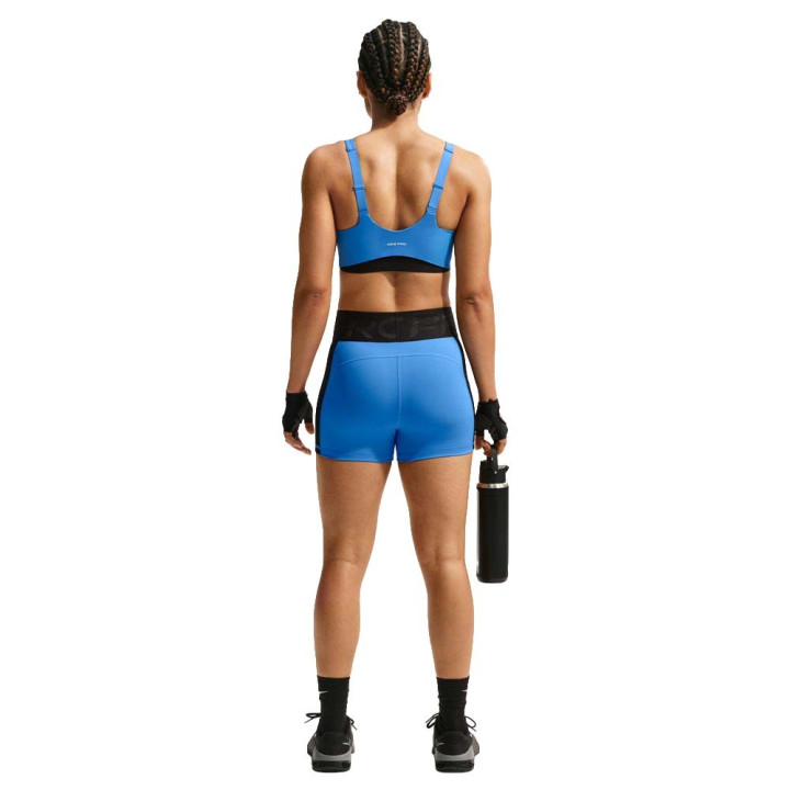 Nike Pro Sculpt Reggiseno Sportivo Nero Azzurro Donna