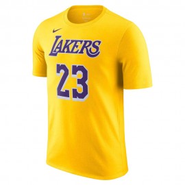 Lebron James Los Angeles Lakers Maglia Basket giallo viola