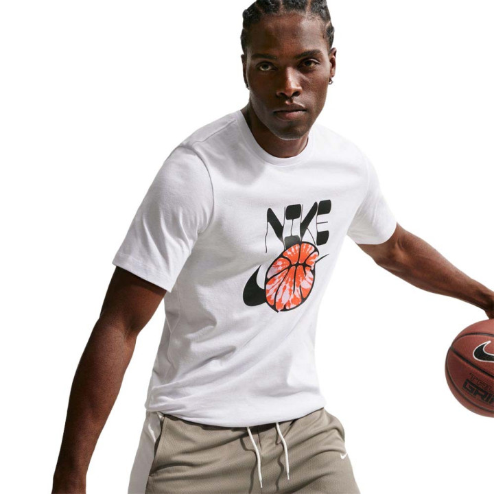 Nike Maglia Basket Off Court Bb-X Bianco Uomo
